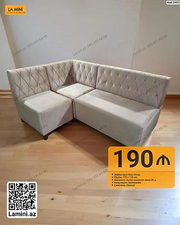 paxla: Mətbəx üçün künc divan - Ölçülər: 170 x 120 sm - Mexanizm: açılan — 1