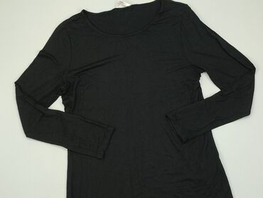 czarne bluzki z długim rękawem: Bluzka Damska, S, stan - Dobry