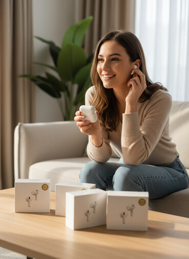 Slušalice: Apple AirPods (različite generacije) - Modeli na fotografijama — 1