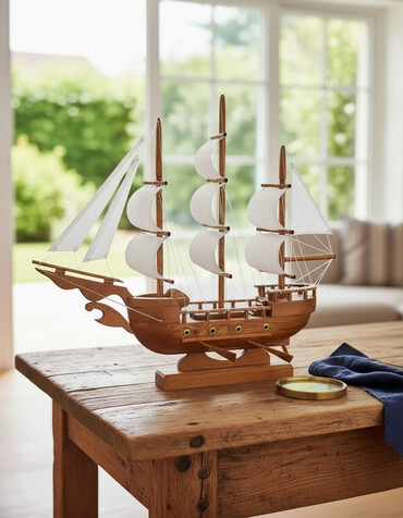 Gəmi modelləri: Əl işi olan bu taxta gəmi modeli, dəniz mövzularını sevənlər üçün -da lalafo.az — 8 Gəmi modelləri: Əl işi olan bu taxta gəmi modeli, dəniz mövzularını sevənlər üçün — 8