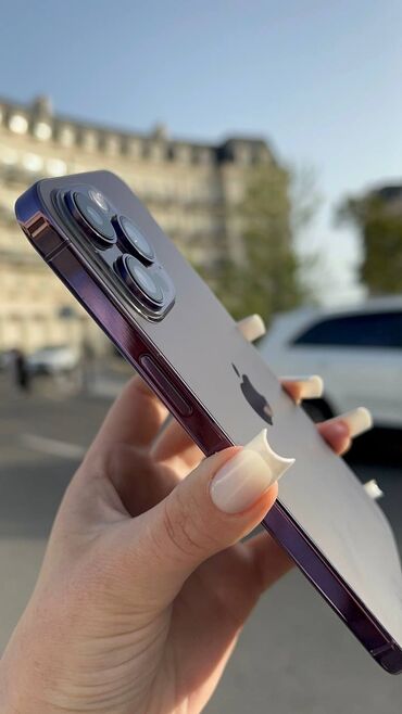 iphone 14 про макс: IPhone 14 Pro Max, 128 GB, Qara, Face ID, Sənədlərlə