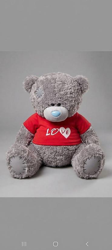 Yumşaq oyuncaqlar: Teddy yeni kimidi böyük ölçülü plyuş ayı oyuncağı - Rəng: boz, burun — 1