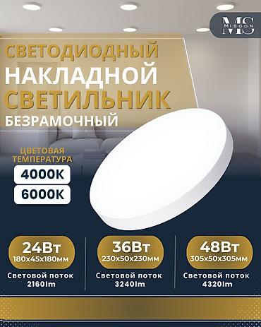 Светодиодный накладной светильник MISOON (Безрамочный) Идеальное