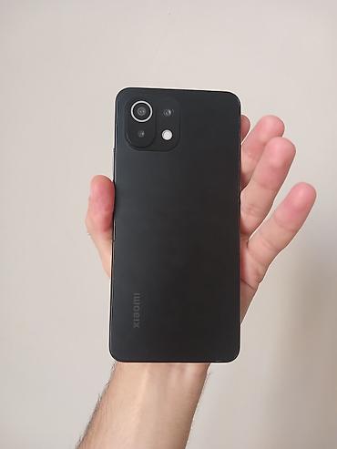 mi tv stick: Xiaomi Mi 11 Lite, 128 GB, rəng - Qara, 
 Barmaq izi — 2