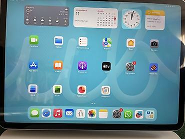 i̇pad: Планшет, Apple, память 256 ГБ, 11" - 12", 5G, Б/у, Классический цвет - Белый — 8