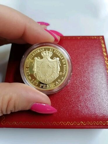 Monete: U ponudi španski zlatnik 24K pozlata. Idealno za kolekcionare ili kao