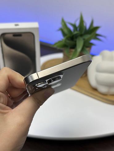 15 pro ma: IPhone 15 Pro Max, Новый, 256 ГБ, Natural Titanium, Защитное стекло, Чехол, Коробка, 88 % — 3