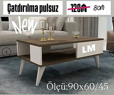 qatlanan stol: Düz masa, Açılmayan, Təkərsiz, Teksturalı laminat, Pulsuz çatdırılma — 1