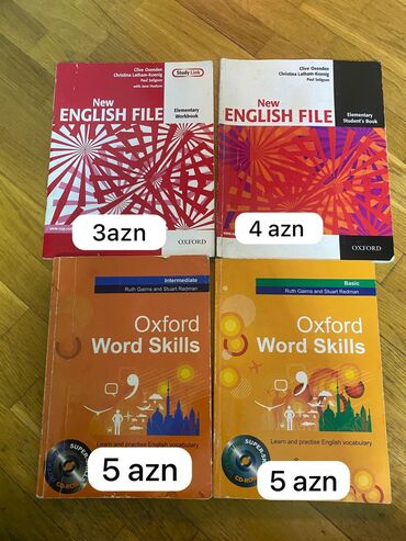 Fiat: Ikinci el kitab ingilis dili Oxford Word Skills basic and intermediate
