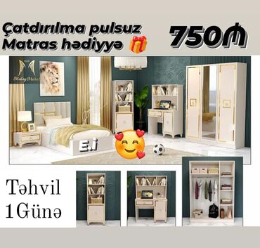 yataq otaq mebel: Çatdırılma pulsuz matras 🎁