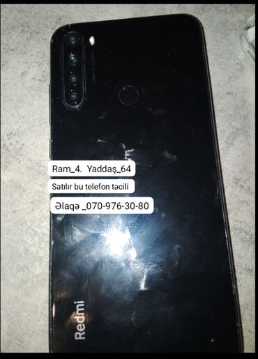 nömrələr azercell: Redmi 2 Prime, 64 GB, rəng - Qara, Barmaq izi