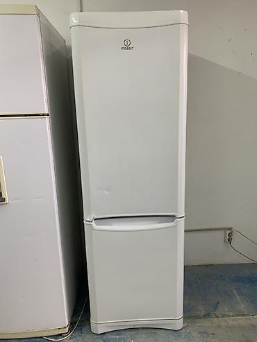 Холодильник Indesit, Б/у, Двухкамерный, De frost (капельный), 60 * 185 * 60