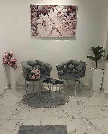 ikea dječji ormari: Set tapaciranog nameštaja – moderni klub stočići + fotelje/klupica - — 4