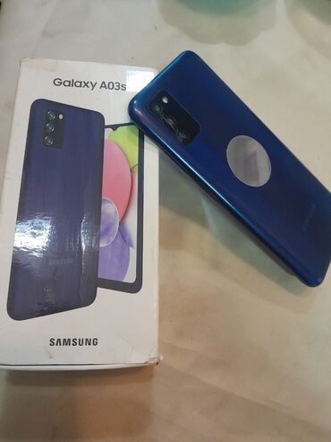 samsung s7230e wave 723 la fleur: Samsung Galaxy A03s, 64 GB, rəng - Göy, Sensor, Face ID, Barmaq izi