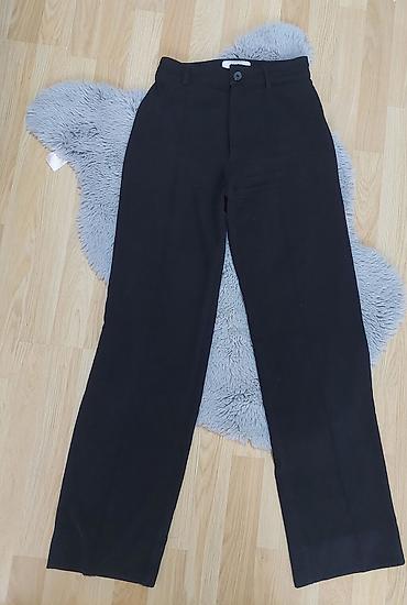 Personal Items: Ženske crne pantalone sa visokim strukom i ravnim, blago širokim at lalafo.rs — 3 Personal Items: Ženske crne pantalone sa visokim strukom i ravnim, blago širokim — 3