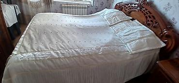 Текстиль: Yataq örtüyü dəsti – krem/şampan rəngi - Komplekt: 1 ədəd yataq — 2