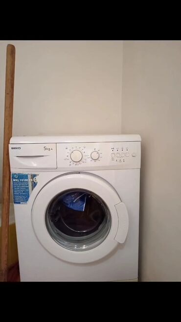 Zərərvericilərə qarşı mübarizə aparatları: Paltaryuyan maşın Beko, 5 kq, İşlənmiş, Avtomat, Qurutmasız, Kredit yoxdur, Ünvandan götürmə