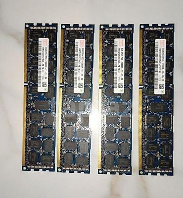 ram 16gb ddr4: Server RAM – DDR3 ECC Registered Həcm: 8 GB Növ: DDR3 ECC Registered — 1