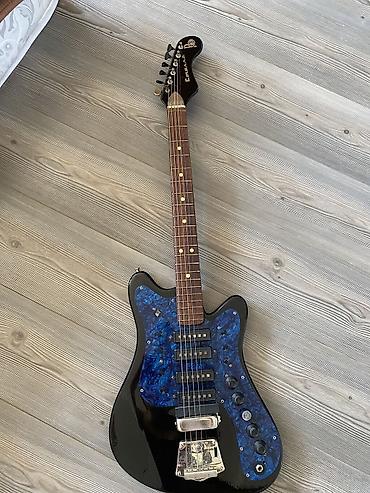 Elektron gitara, 6 sim, İşlənmiş