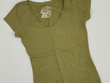 brązowe sukienki: T-shirt, S (EU 36), condition - Good