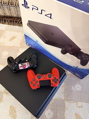 samovar ucuz qiymete: Sony PlayStation 4 Slim oyun konsolu - Model: PS4 Slim, Jet Black - — 4