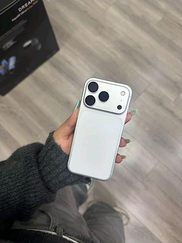 iphone 20 pro max: IPhone 17 Pro, 256 GB, Matte Silver, Barmaq izi, Simsiz şarj, Face ID — 2