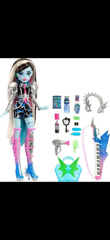mutfaq oyuncaqları: Monster High temalı kukla və aksesuar dəsti Xüsusiyyətlər: - Gümüşü