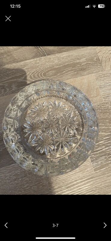 Digər dəstlər və servizlər: Kri̇stal servis dəsti - Kəsimli klassik naxışlı kristaldan - 2 fərqli — 2