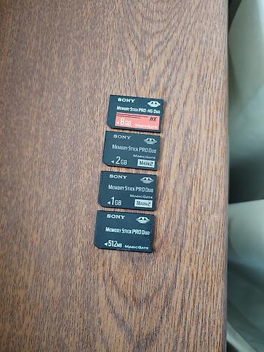 Техника и электроника: Sony Memory Stick yaddaş kartları 512 mb 12 azn 1gb -15 azn 2gb - — 2