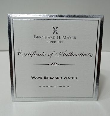 Qol saatları: Bernhard H. Mayer “WaveBreaker” Automatic dalğıc saatı – tam dəst - — 6