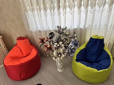 Pufiklər: Rahat oturmaq üçün böyük ölçülü puf kreslolar (bean bag). - Model — 1