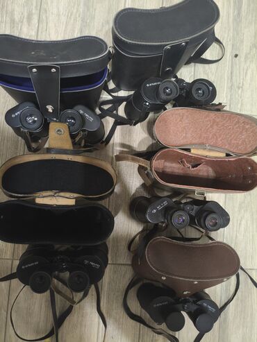охотничий кастюм: Коллекция советских/российских биноклей с футлярами. Модели, видимые
