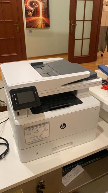 Ручки: HP LaserJet Pro MFP 4103dw lazer printer. Tam yenidir. Ofisin ehtiyacı