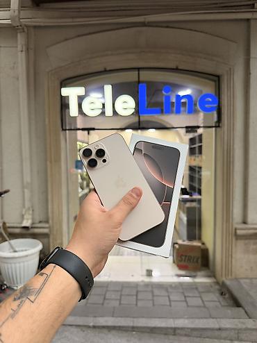 ayfon 24: IPhone 16 Pro Max, 1 TB, Desert Titanium, Zəmanət, Kredit, Simsiz şarj — 1