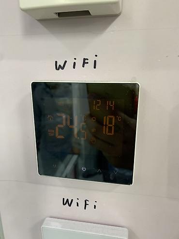Wi‑Fi термостат для отопления (настенный сенсорный) - Управление по at lalafo.kg Wi‑Fi термостат для отопления (настенный сенсорный) - Управление по
