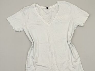 sinsay koszule białe: T-shirt, SinSay, L (EU 40), stan - Zadowalający