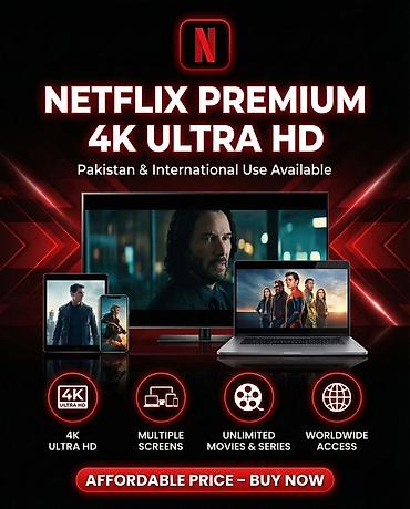 Netflix Premium 4K Ultra HD hesab aylıq 7.99 ✅ hesab verildikten sonra lalafo.az -da Netflix Premium 4K Ultra HD hesab aylıq 7.99 ✅ hesab verildikten sonra