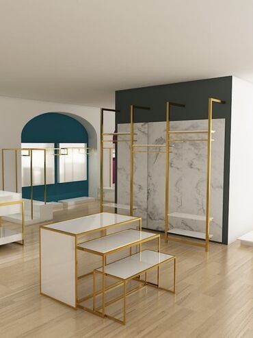 Кронштейны, стойки: Кронштейн для одежды Вешалка для одежды Оборудования для бутика — 4