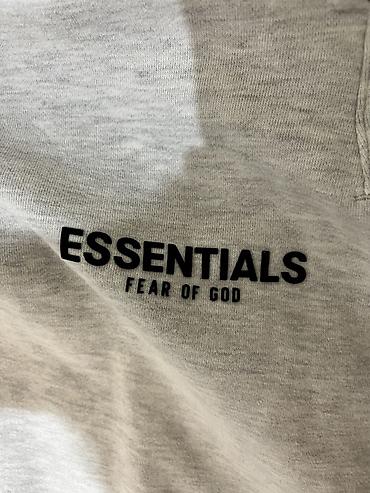 lining бу: Серые спортивные штаны Essentials Fear of God. - Прямой крой, средняя — 6