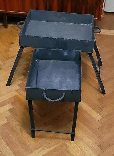 das komur: Manqal – metal korpuslu, kömürlə işləyən şiş manqalı - Material — 4