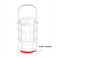 Tuning oprema: Stiker za branik automobila - karbon QASHQAI (NISSAN) Stiker za — 4