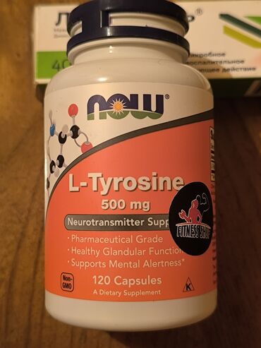 NOW L-Tyrosine 500 mg kapsulları, neyrotransmitter dəstəyi üçün