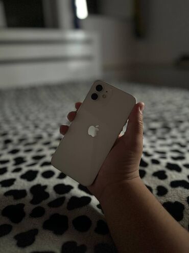 poco f5 купить в бишкеке: IPhone 12, Колдонулган, 64 ГБ, Ак, Каптама, 86 %