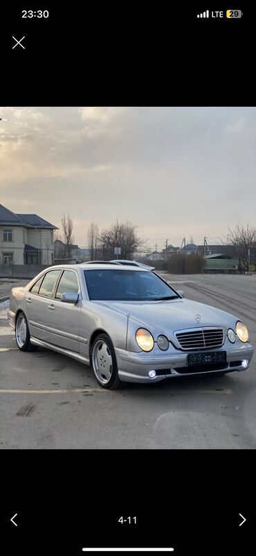 w210 выхлоп: Mercedes-Benz E-Class: 2000 г., 4.3 л, Автомат, Бензин, Седан