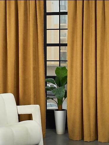 Шторы и занавески: ШТОРЫ .Портьеры из плотной ткани с универсальной шторной лентой - — 4