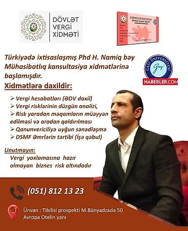 tbilisi: Peşəkar mühasibatlıq və vergi xidməti Türkiyədə ixtisaslaşmış PhD H — 2
