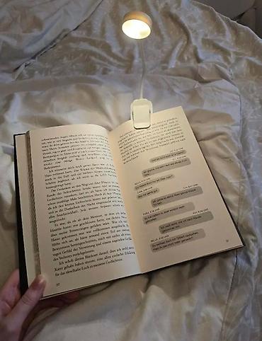 картон: BOOKCLIP NIGHT LIGHT – kitab üçün klipsli LED işıq - Kompakt və — 1