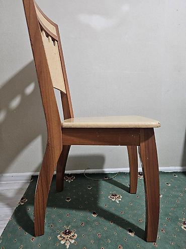 study table: Стол и стул для зала, Б/у, Самовывоз, цвет - Бежевый — 4