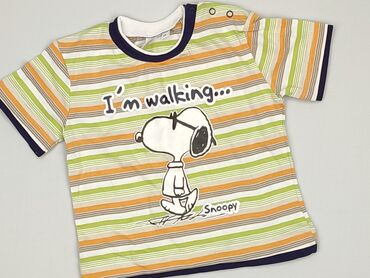 bluzka hiszpanka z bufiastymi rękawami: T-shirt, Disney, 9-12 months, condition - Perfect