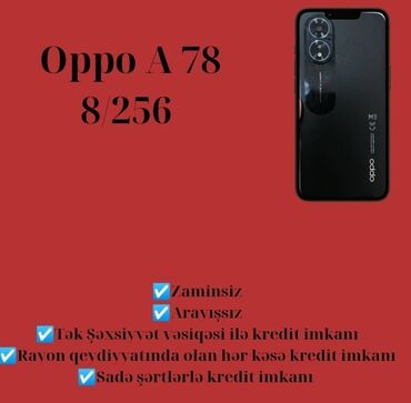 Oppo: '🪪Tək Şəxsiyyət vəsiqəsi ilə kredit imkanı 📄 Rəsmi zəmanət 1 il 📦